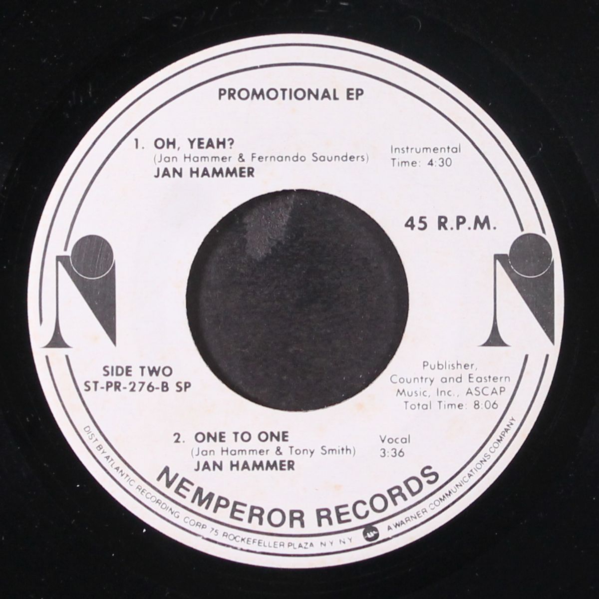 the original performances ep by JAN HAMMER
