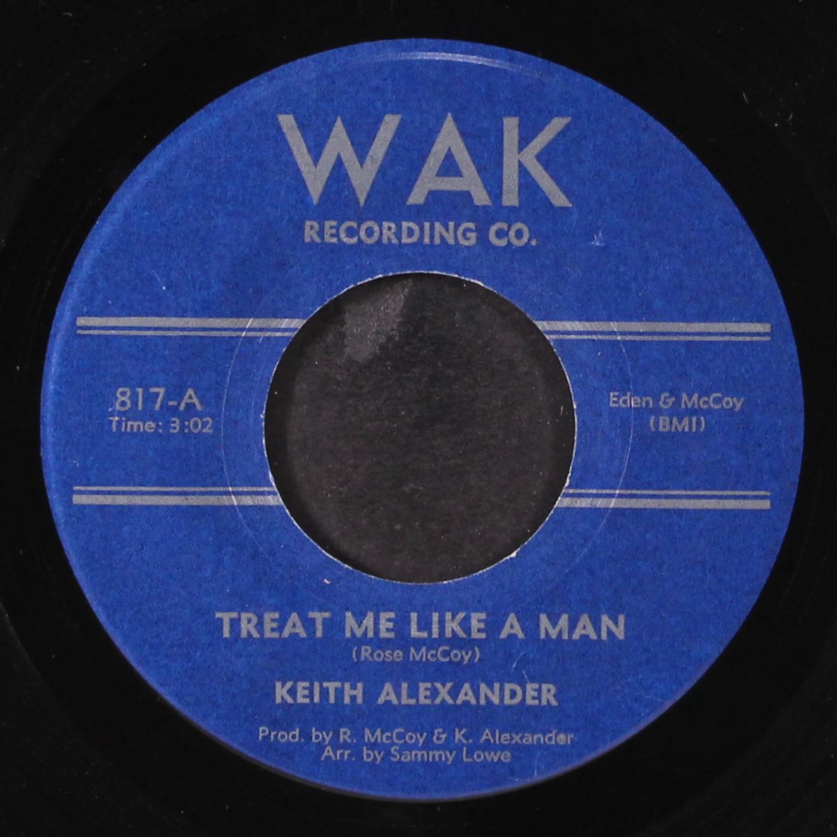 treat me like a man / please send me someone to love by KEITH ALEXANDER