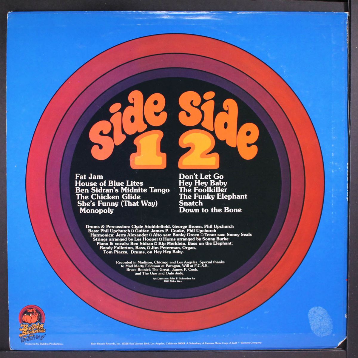 don't let go by BEN SIDRAN