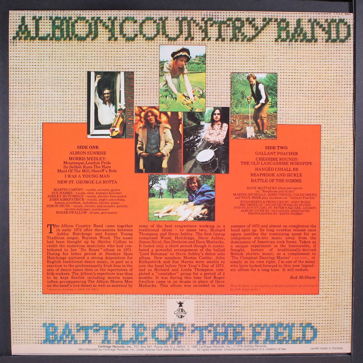 battle of the field by ALBION COUNTRY BAND