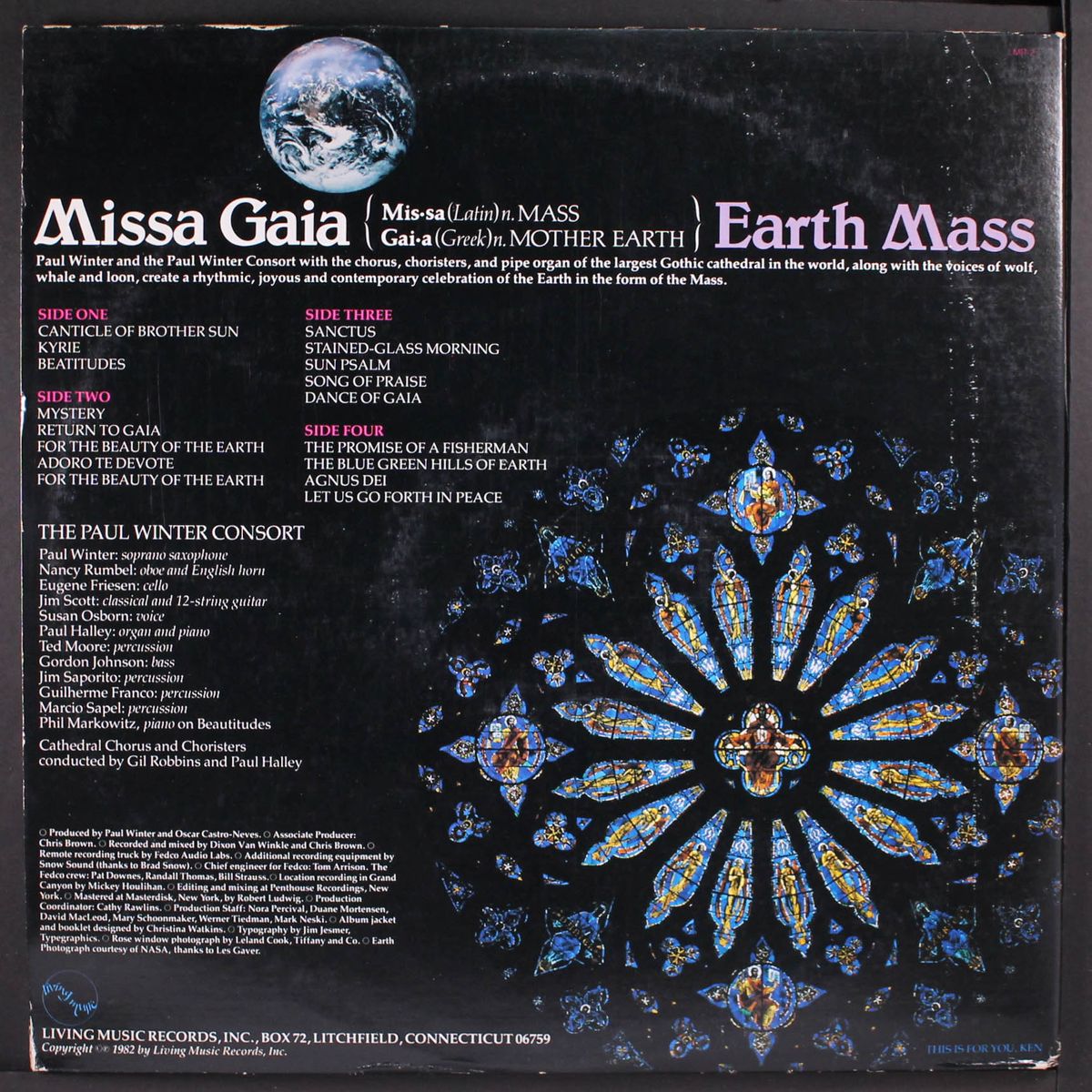 missa gaia / earth mass by PAUL WINTER