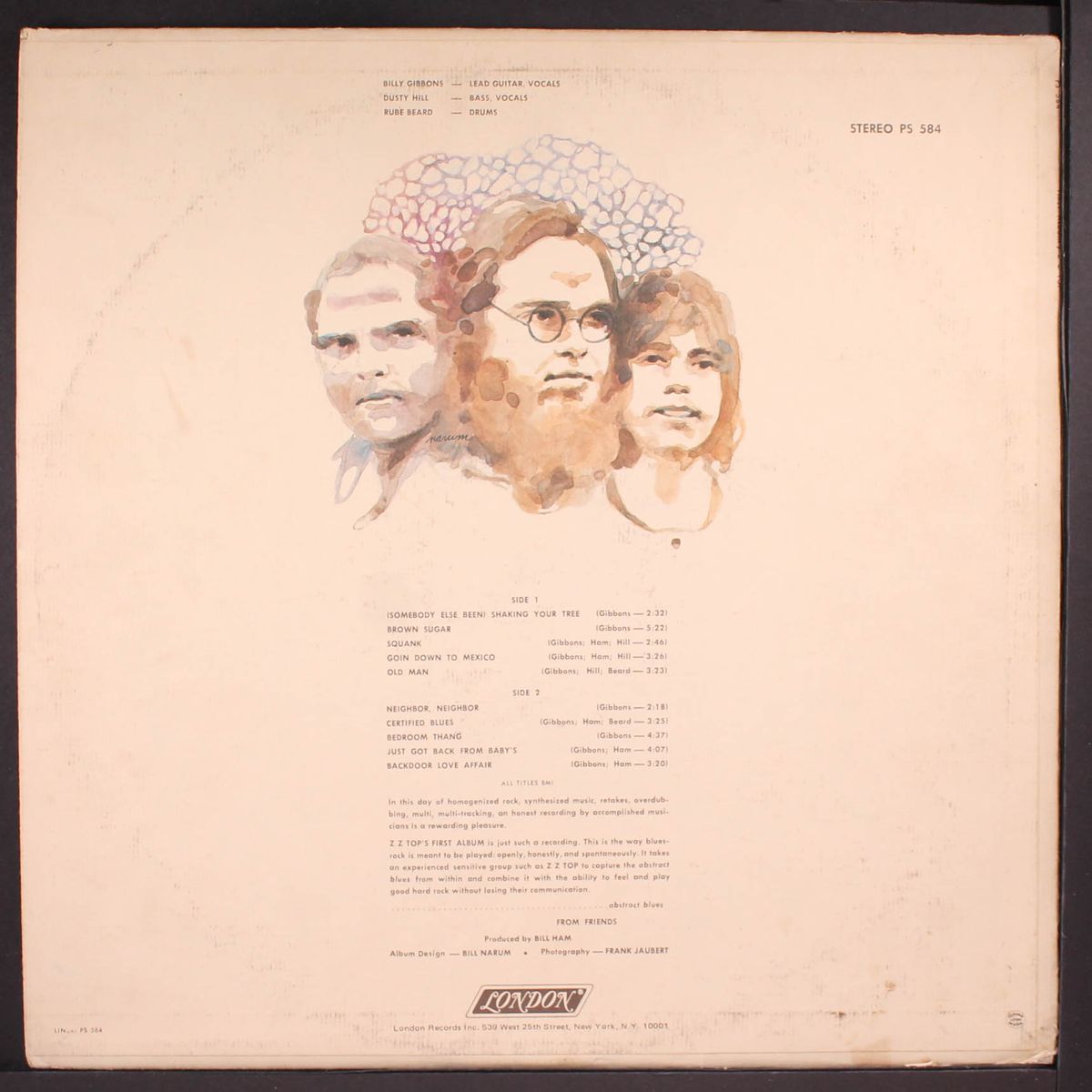 first album by ZZ TOP