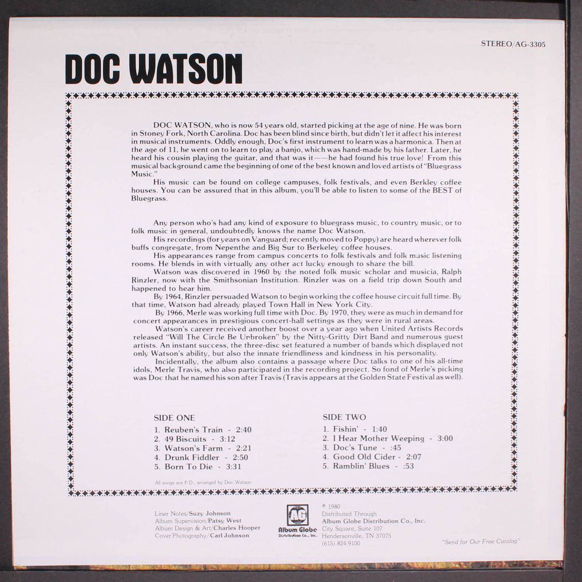 bluegrass at its best by DOC WATSON