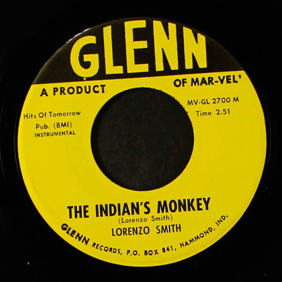 lookin' in from the outside / the indian's monkey by LITTLE WILLIE PARKER / LORENZO SMITH