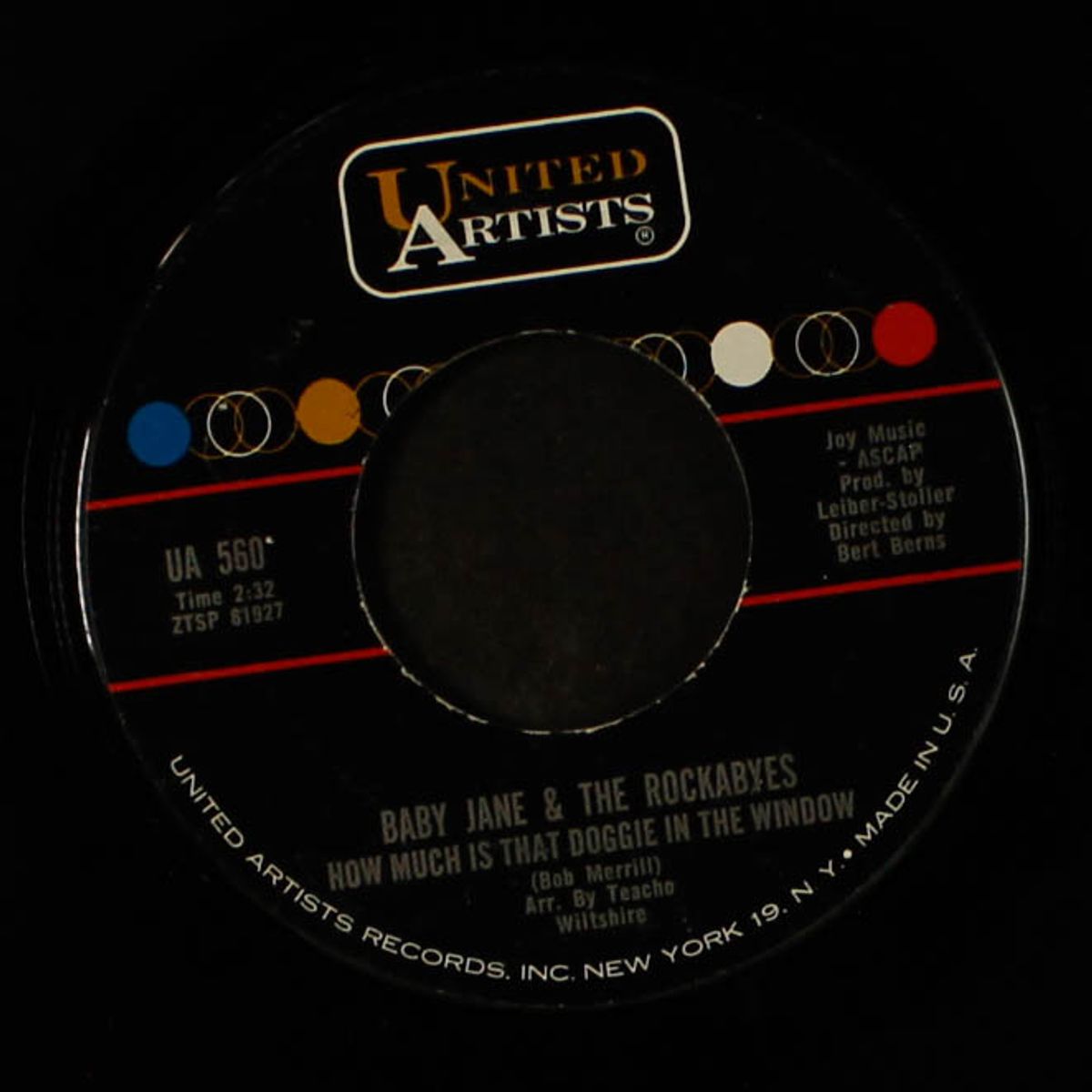 how much is that doggie in the window / my boy john by BABY JANE & ROCKABYES