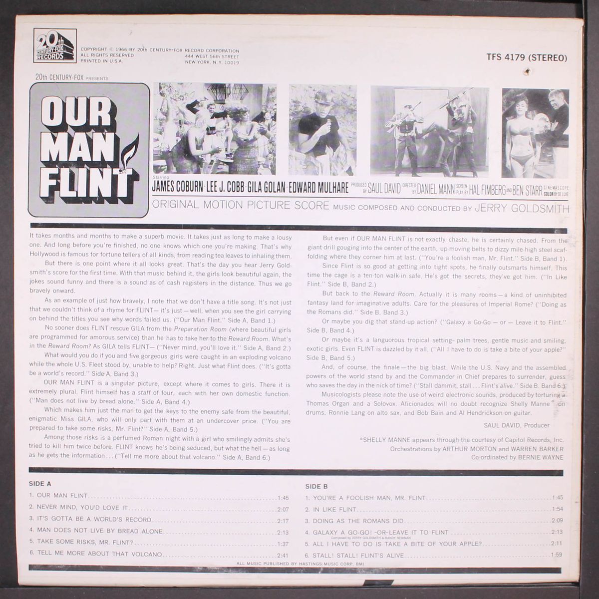 our man flint by SOUNDTRACK