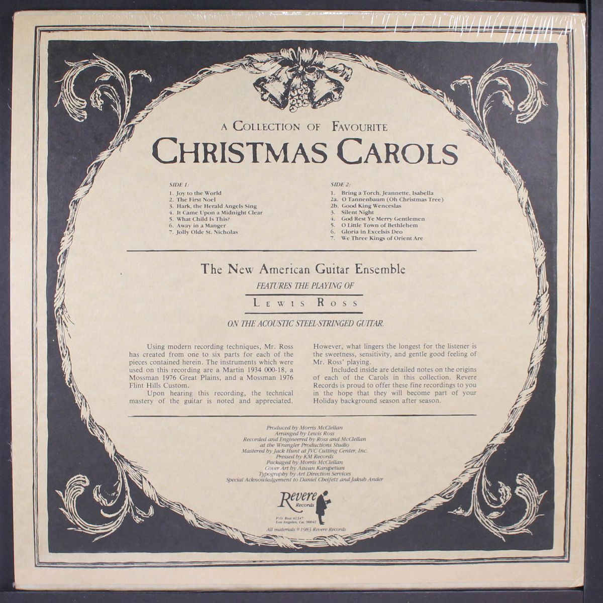 a collection of favourite christmas carols by NEW AMERICAN GUITAR ENSEMBLE, THE