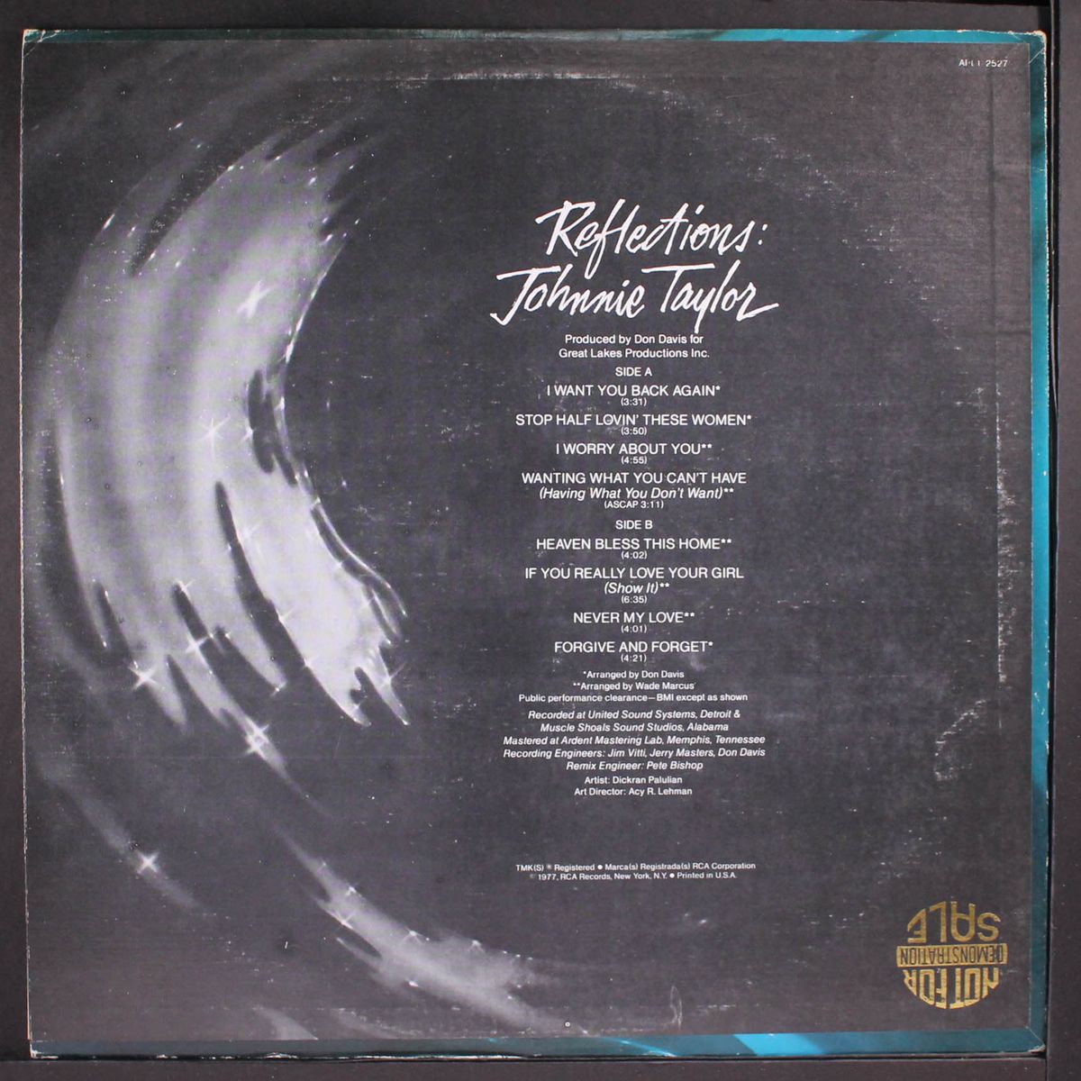 reflections by JOHNNIE TAYLOR
