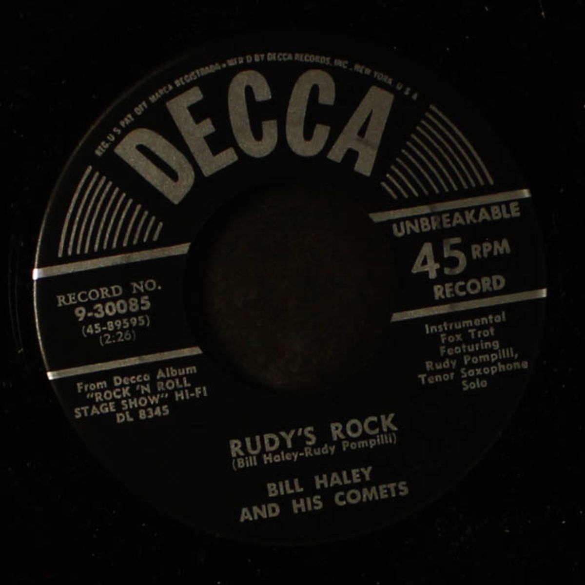 rudy's rock / blue comet blues by BILL HALEY
