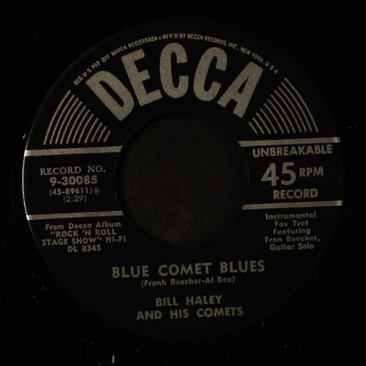 rudy's rock / blue comet blues by BILL HALEY
