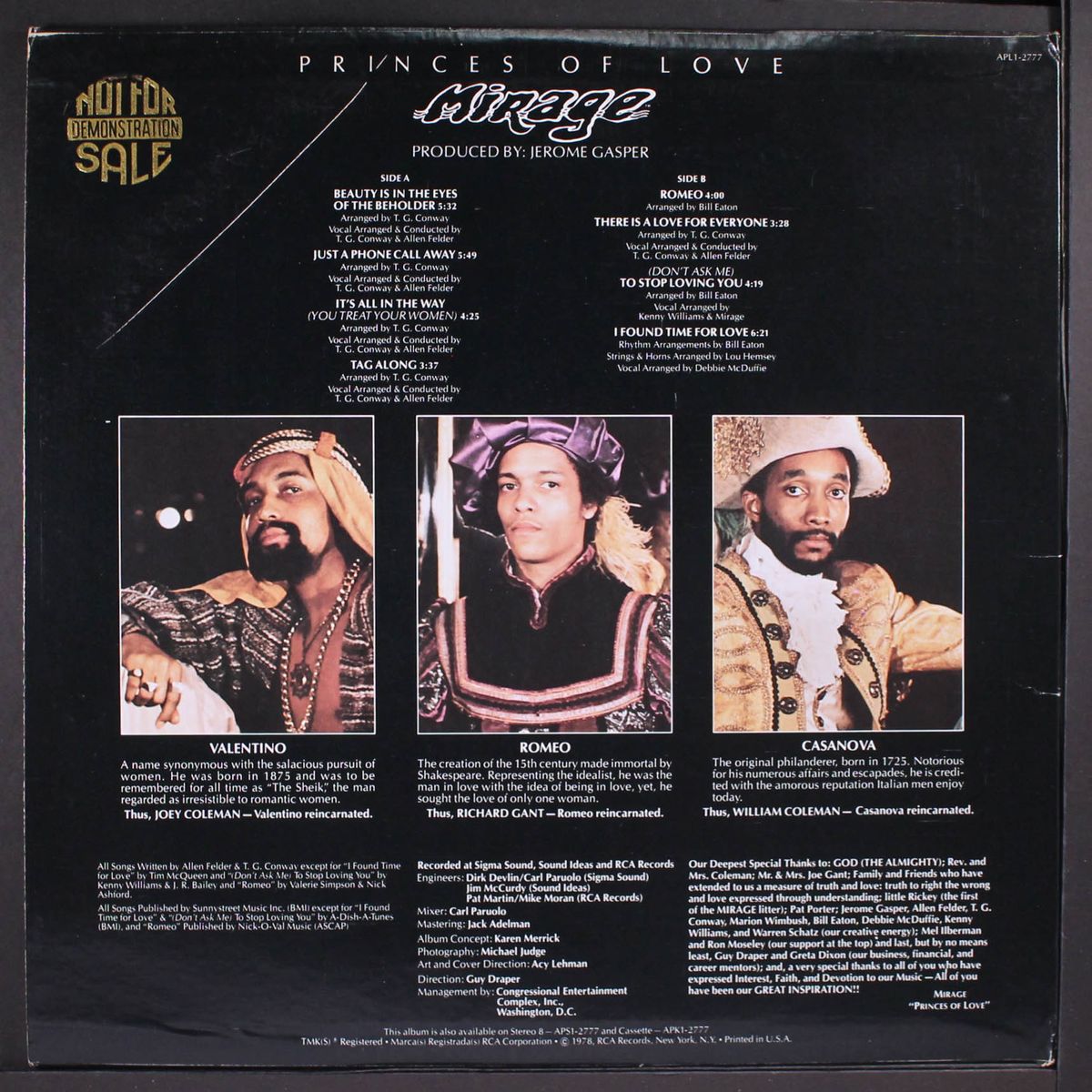 princes of love by MIRAGE