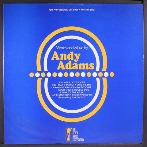 ANDY ADAMS