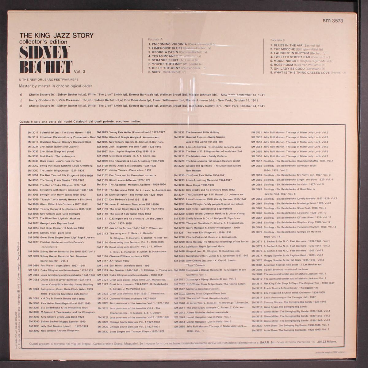 vol. 3 by SIDNEY BECHET