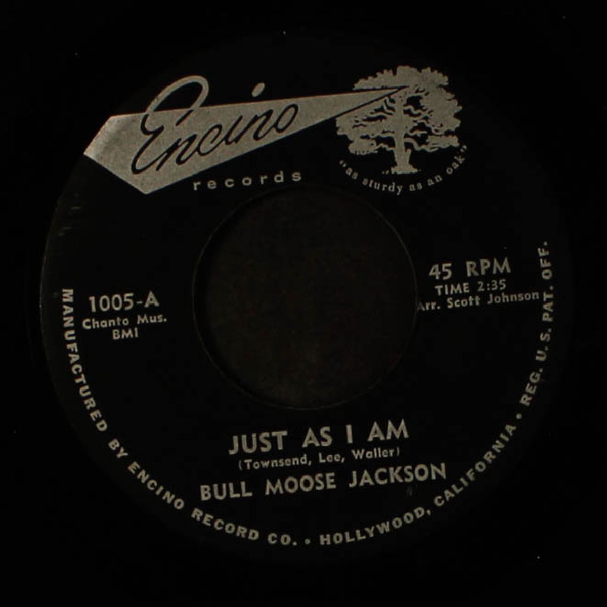 just as i am / look for me by BULL MOOSE JACKSON