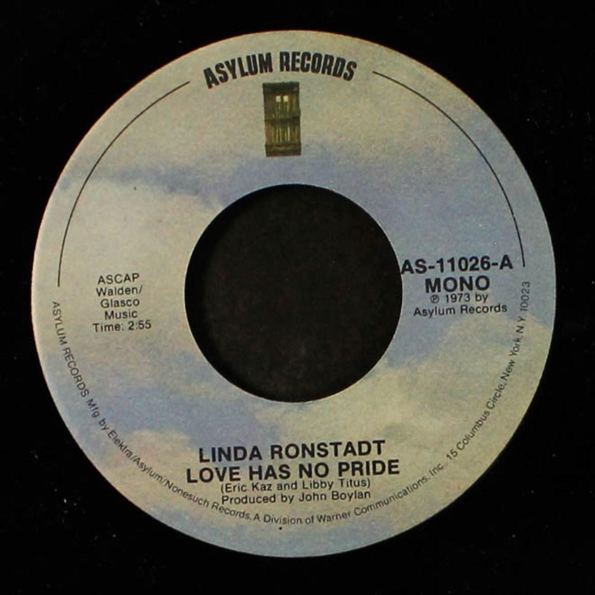 love has no pride (mono) / i can almost see it by LINDA RONSTADT