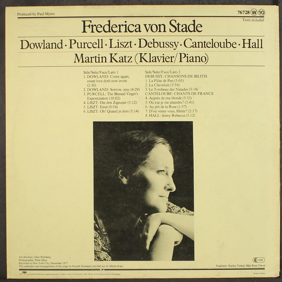recital by FREDERICA VON STADE