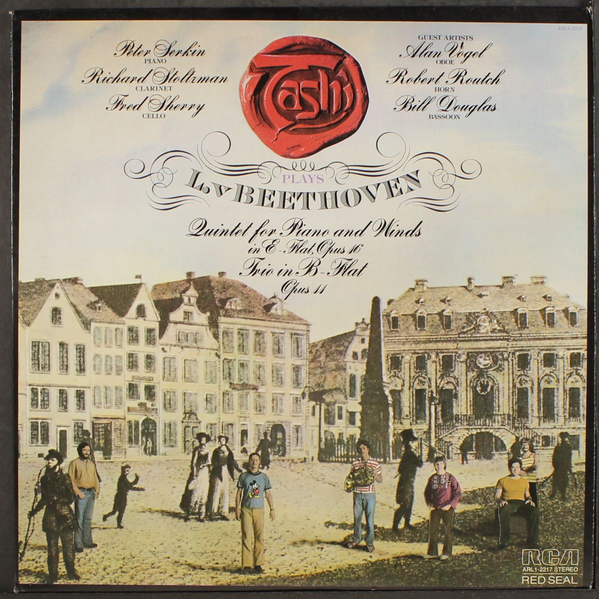 beethoven: quintet for piano & winds / trio in b-flat by TASHI