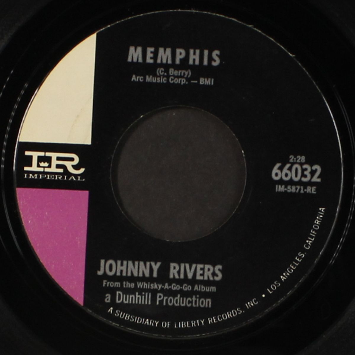 memphis / it wouldn't happen with me by JOHNNY RIVERS