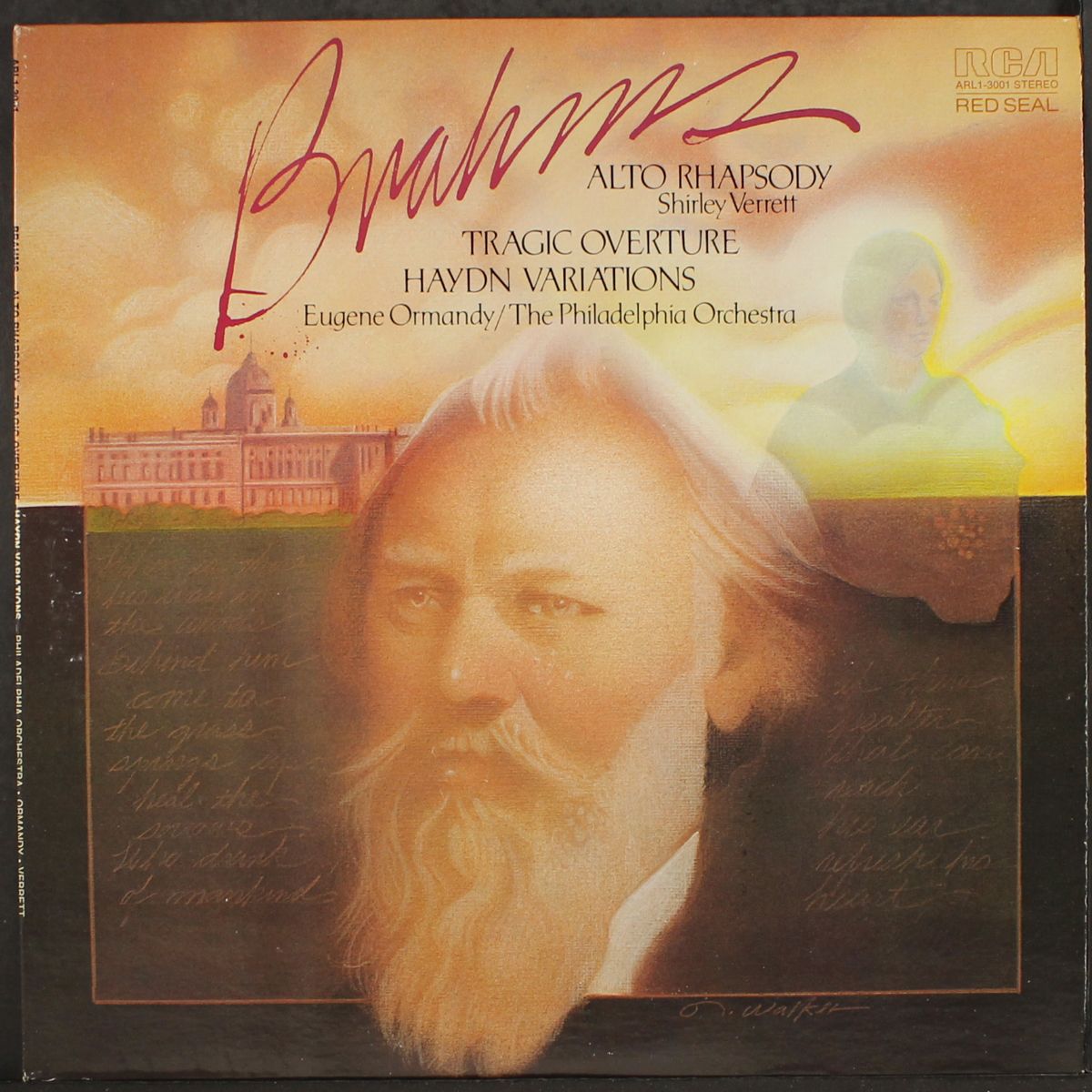 brahms: alto rhapsody / tragic overture by EUGENE ORMANDY