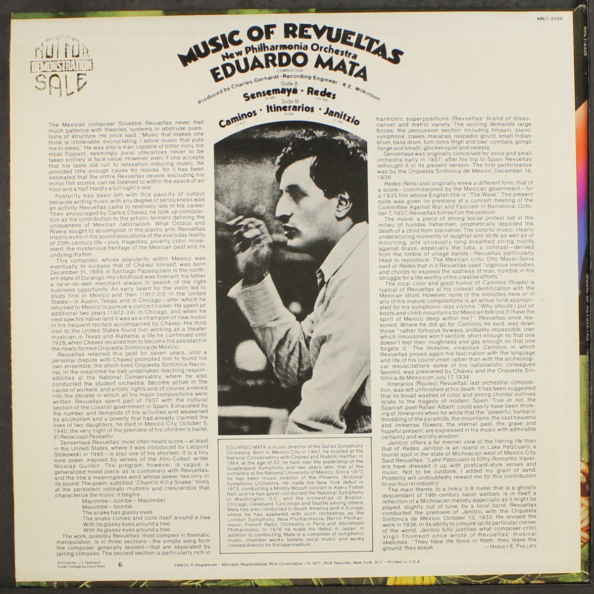 music of revueltas by EDUARDO MATA