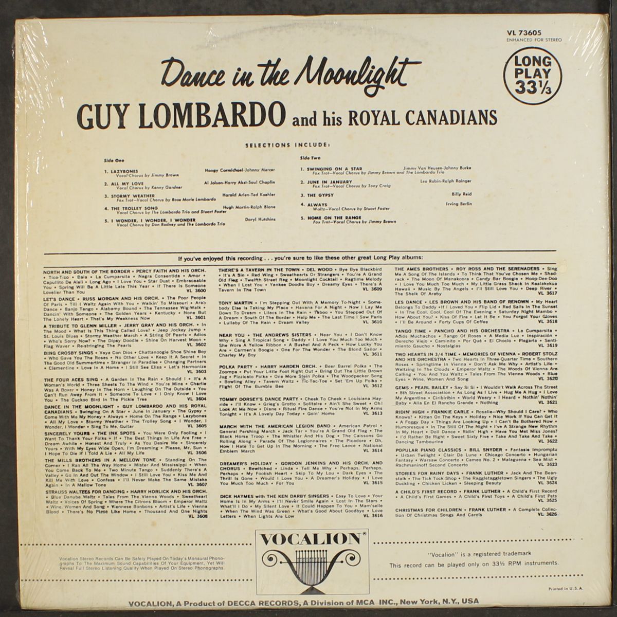 dance in the moonlight by GUY LOMBARDO