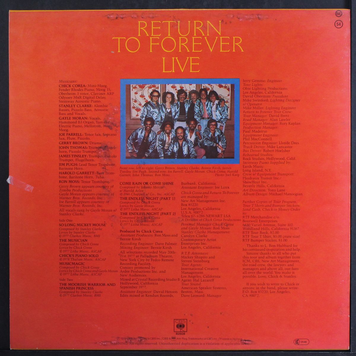 live by RETURN TO FOREVER