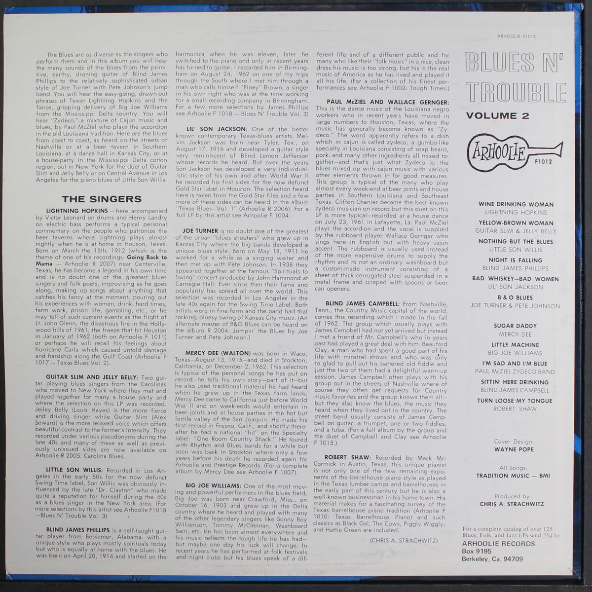 blues n' trouble, vol. 2 by VARIOUS