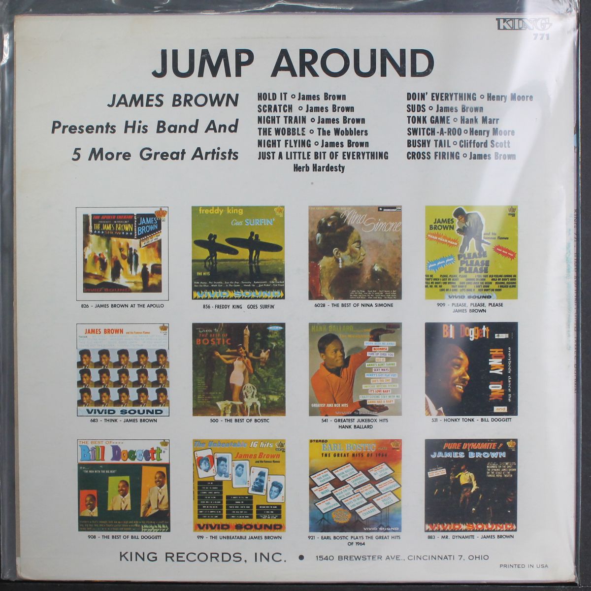 jump around with by JAMES BROWN