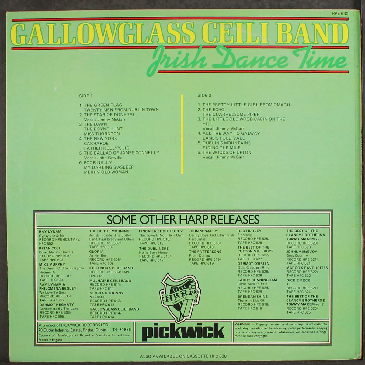 irish dance time by GALLOWGLASS CEILI BAND