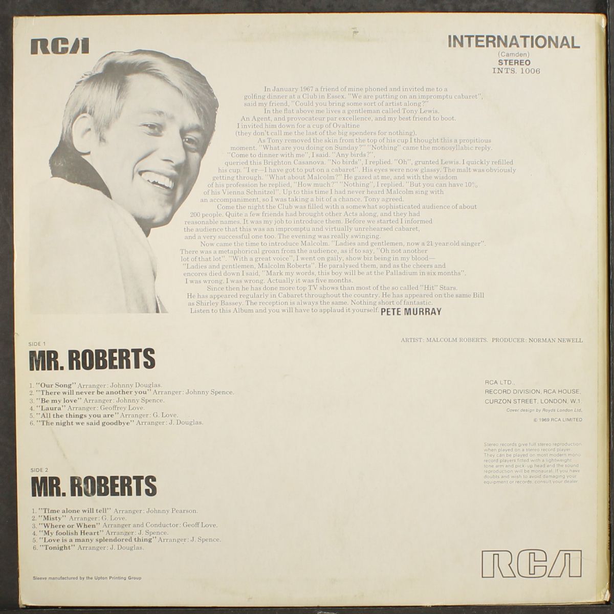 mr. roberts by MALCOLM ROBERTS