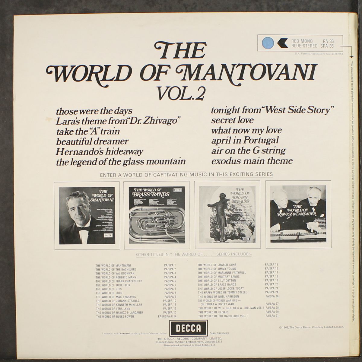 the world of mantovani vol. 2 by MANTOVANI