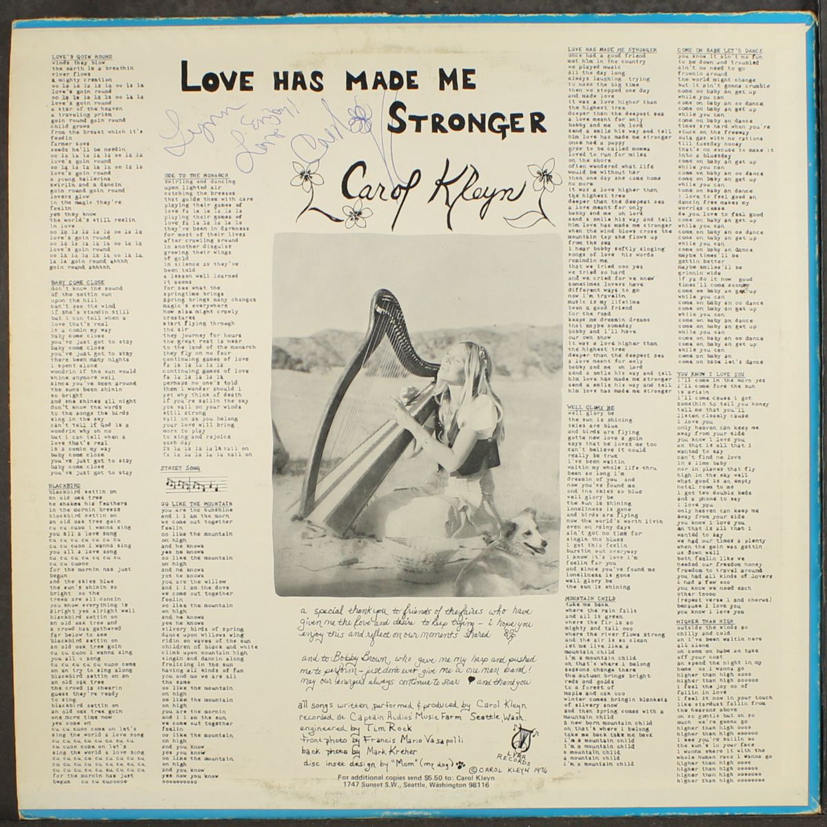 love has made me stronger by CAROL KLEYN