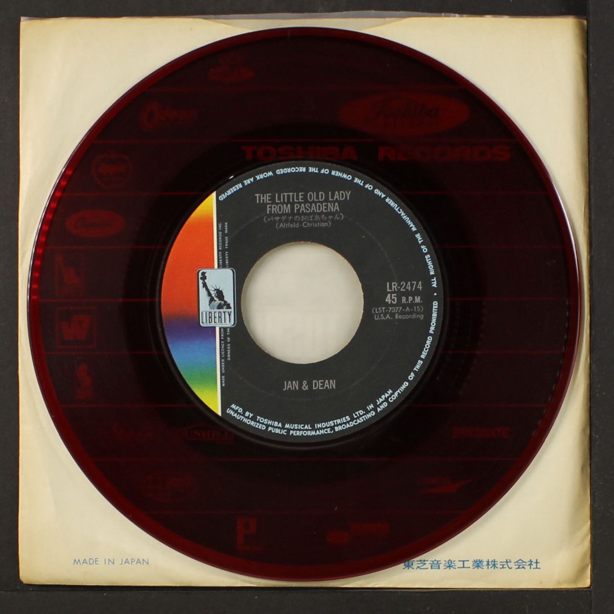 the little old lady from pasadena / surf city by JAN & DEAN