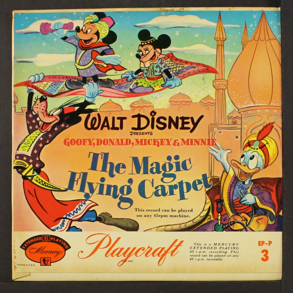 the magic flying carpet / aladdin and his wonderful lamp by WALT DISNEY