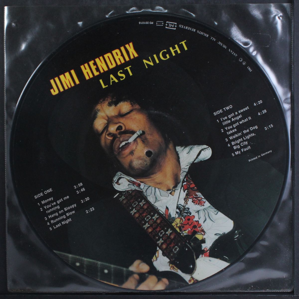 last night by JIMI HENDRIX