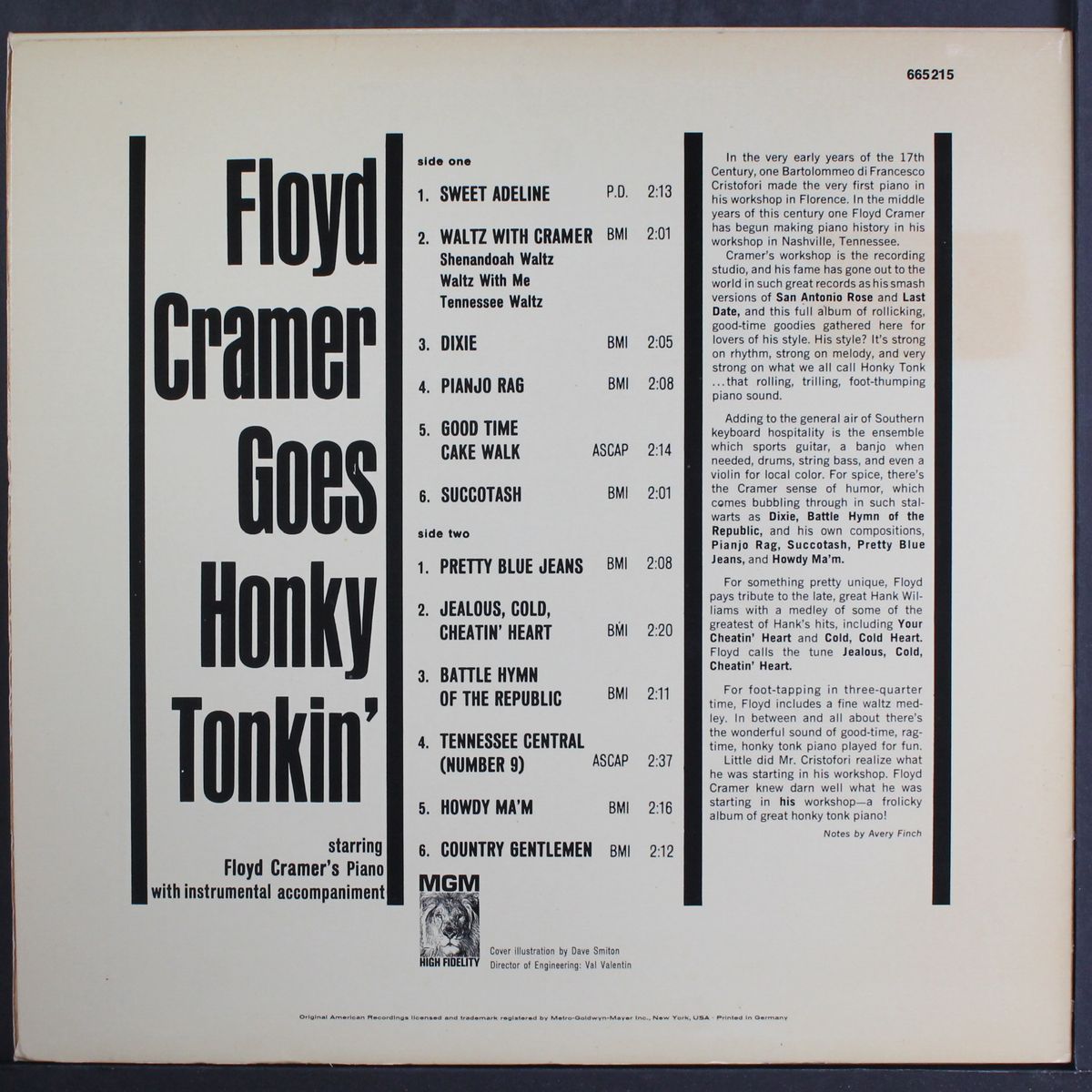 goes honky tonkin' by FLOYD CRAMER