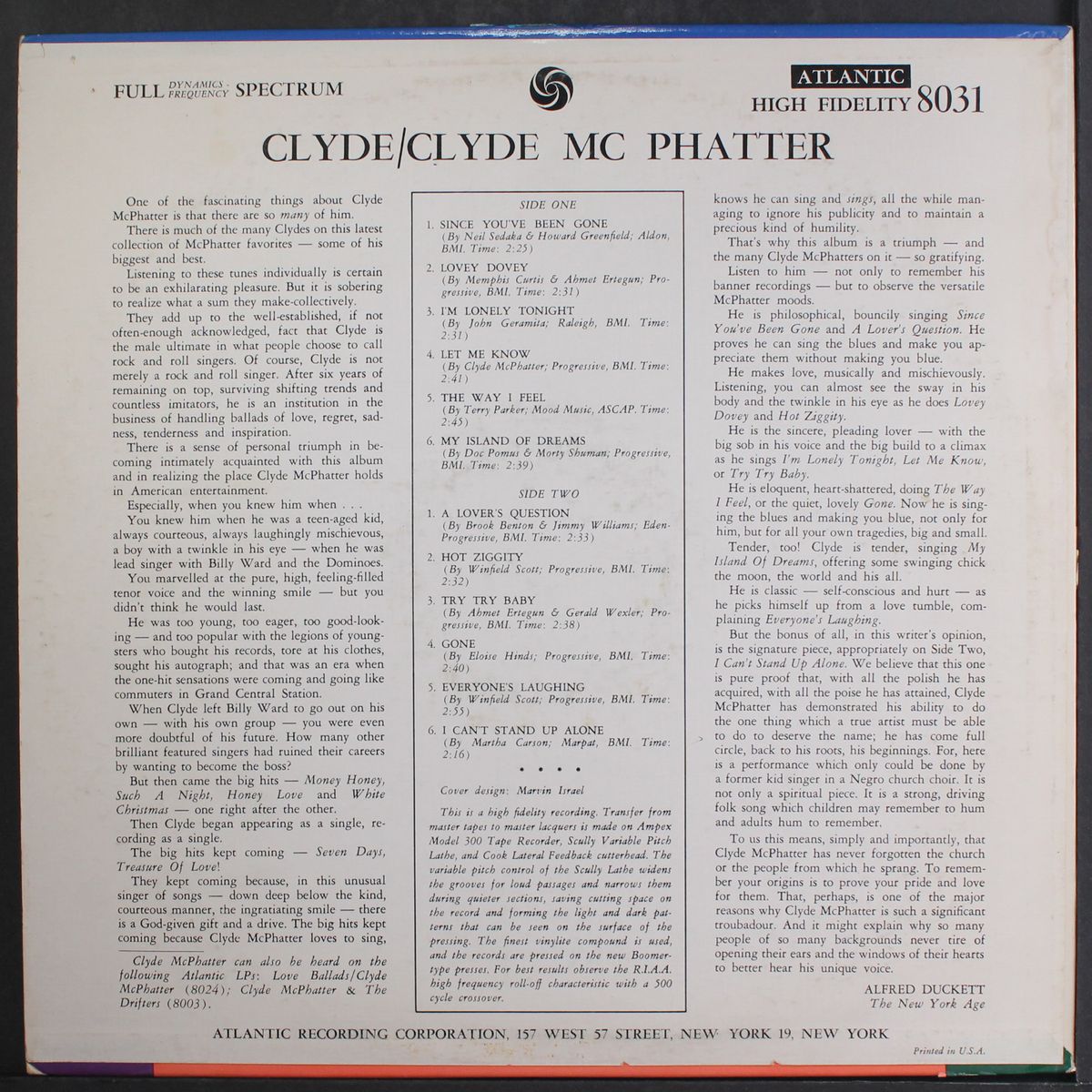 clyde by CLYDE MCPHATTER