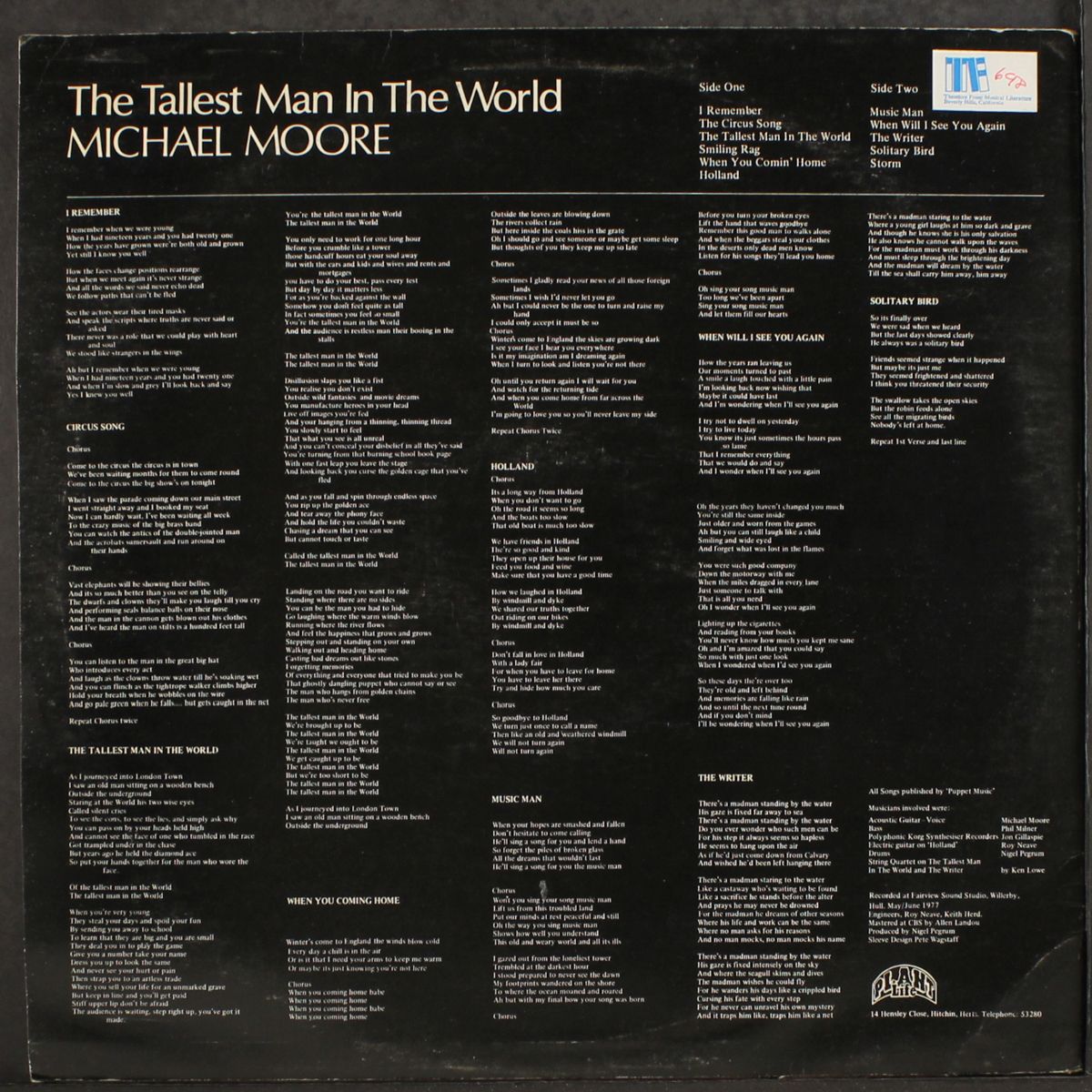 the tallest man in the world by MICHAEL MOORE