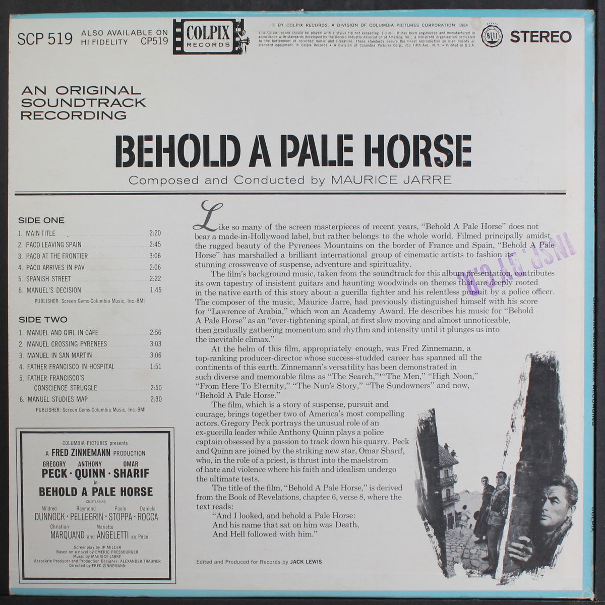 behold a pale horse by SOUNDTRACK