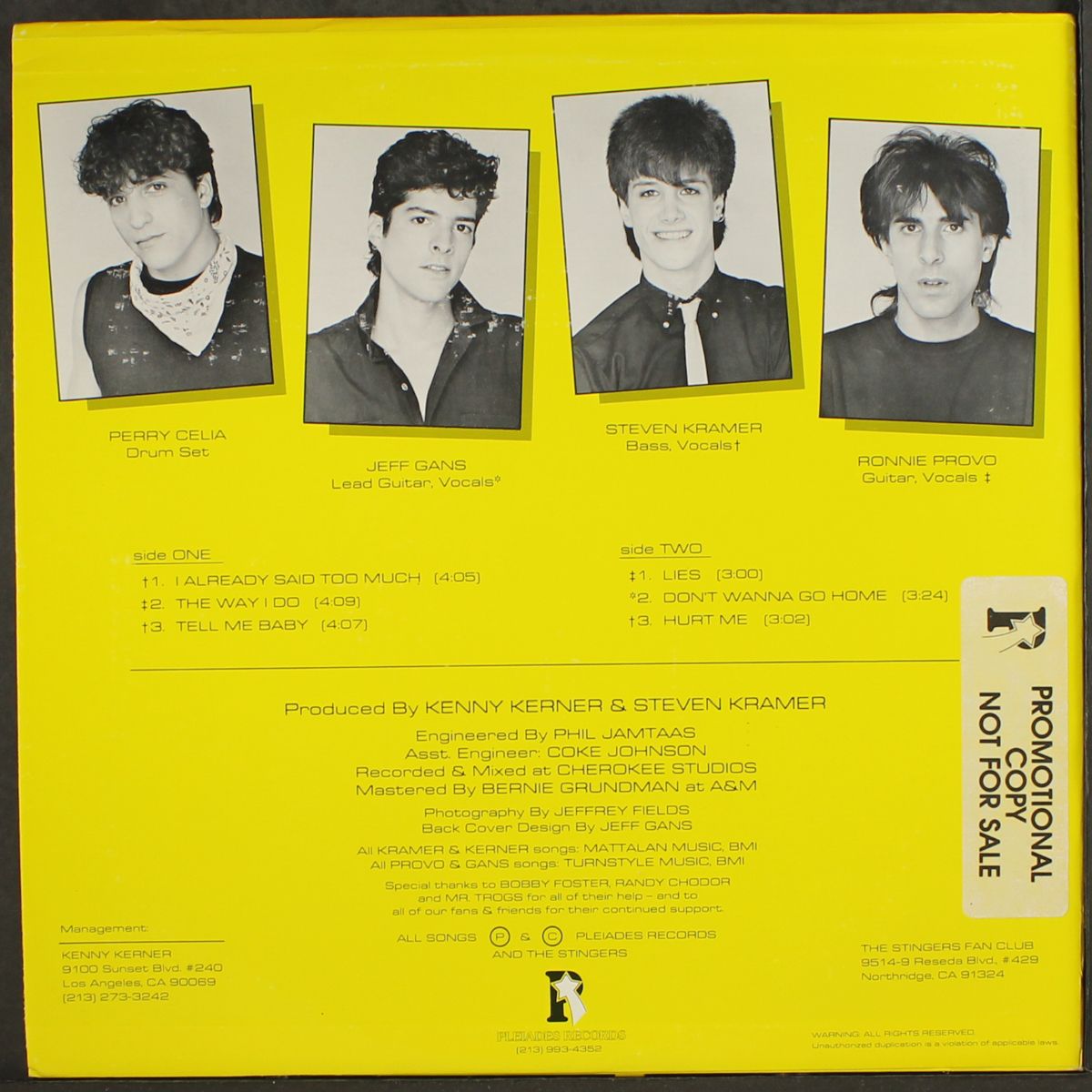 the stingers by STINGERS