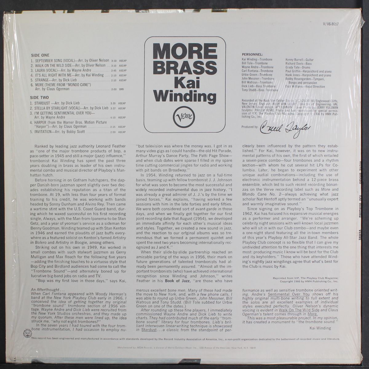 more brass by KAI WINDING