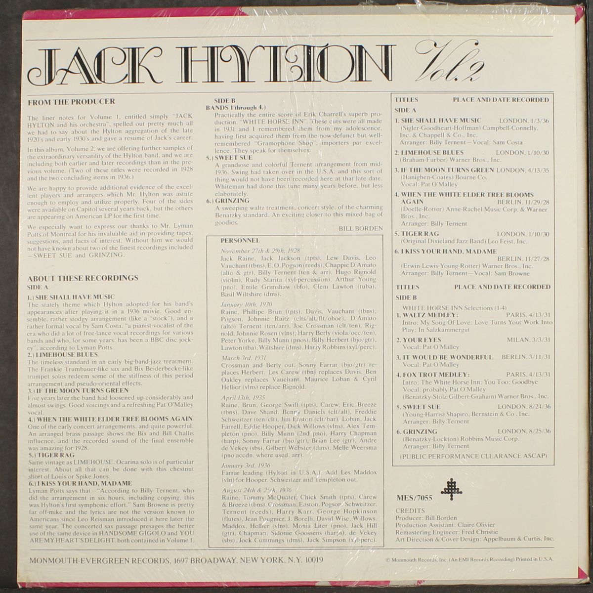 and his orchestra, vol. 2 by JACK HYLTON