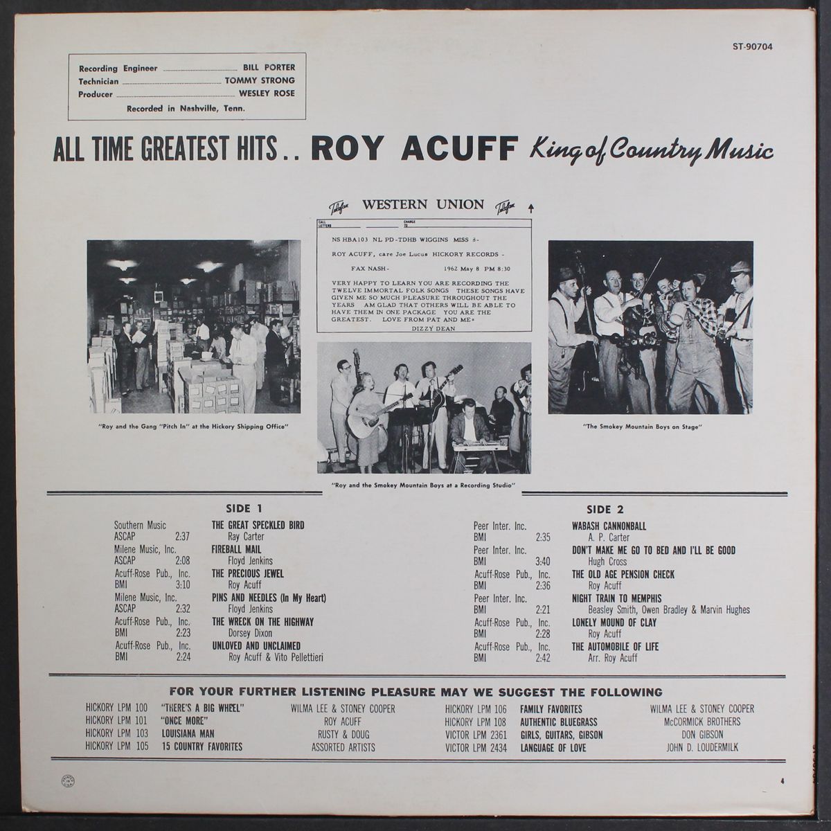 all time greatest hits by ROY ACUFF