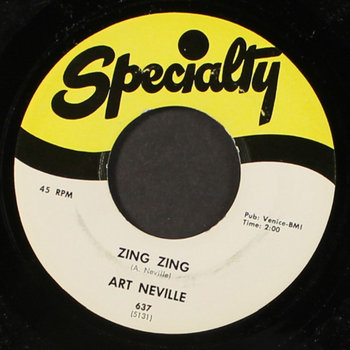 cha dooky-doo / zing zing by ART NEVILLE