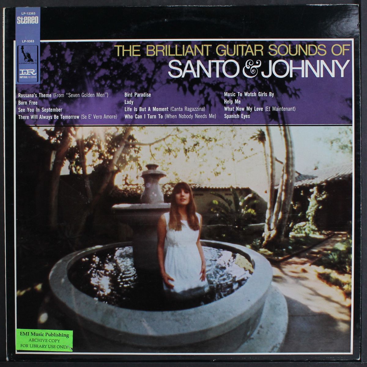the brilliant guitar sounds of by SANTO & JOHNNY