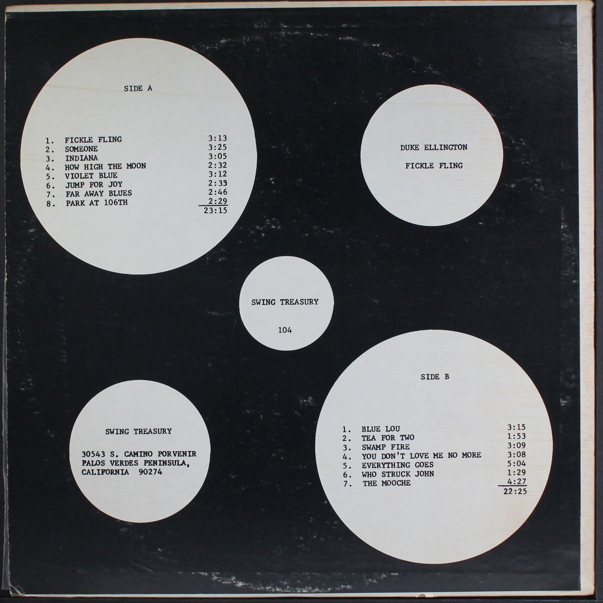 fickle fling by DUKE ELLINGTON