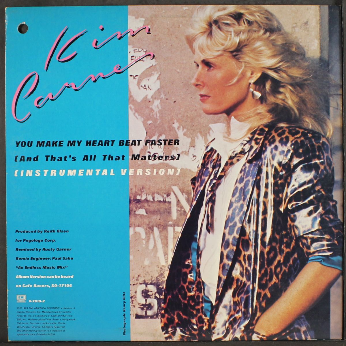 you make my heart beat faster by KIM CARNES