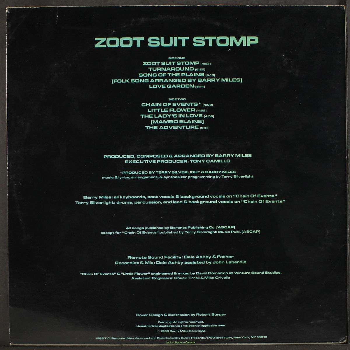 zoot suit stomp by BARRY MILES
