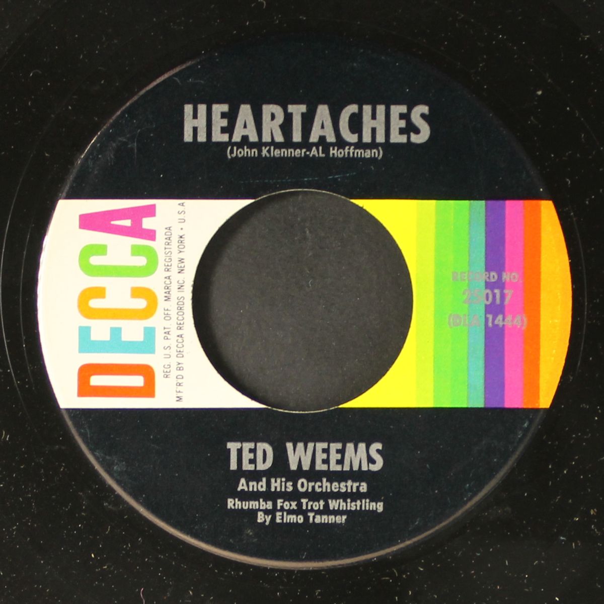 heartaches / oh! monah by TED WEEMS