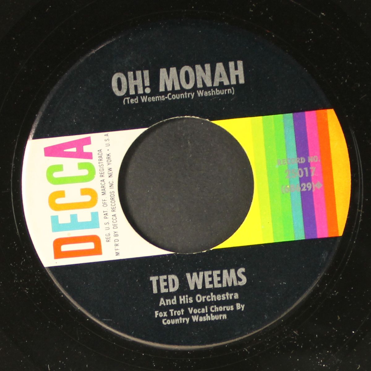 heartaches / oh! monah by TED WEEMS